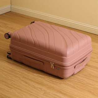 Durable Hard Shell Travel Suitcase With 360° Spinner Wheels & Telescopic Handle