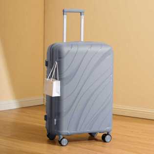 Durable Hard Shell Travel Suitcase With 360° Spinner Wheels & Telescopic Handle