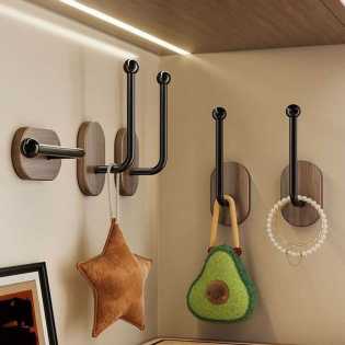 6pcs New jewelry rack hair hoop storage wall-mounted clip