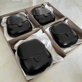 Italian niche designer leather saddle bag