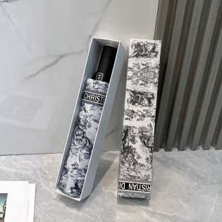 Classic gray three-fold fully automatic sunscreen vinyl umbrella