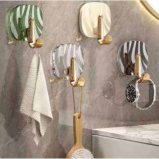 8 pcs Wall Mounted Light luxury wall hook
