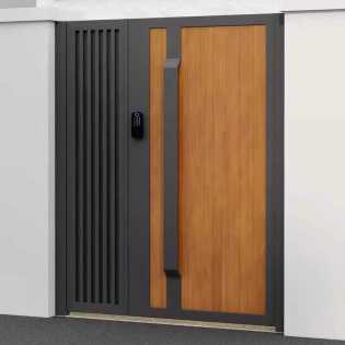 Aluminum alloy courtyard villa gate