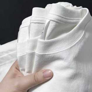 Gym casual all-match white T-shirt
