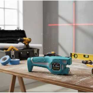Tape Measure Sturdy Construction Triple-Function Tape Measure 3 in 1 Measuring Tool