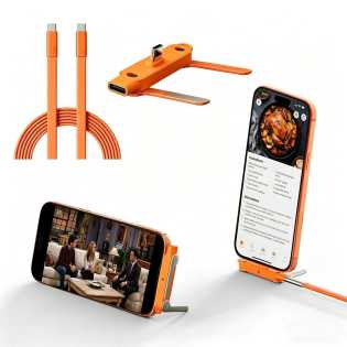 240W Super Fast Charging 360° Rotating Concealed Detachable 2 in 1 Stand