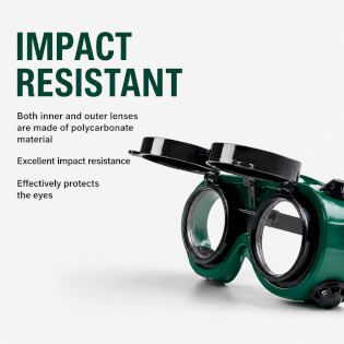 Professional welding eye lens