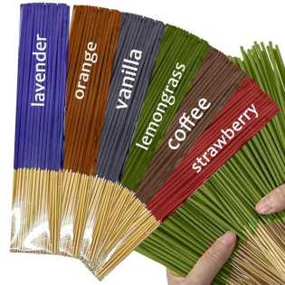High-Quality Incense Sticks Including Shrubs, Lavender, Lemongrass, Rose, Jasmine,