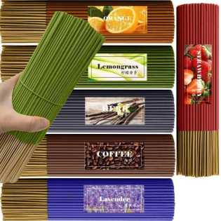 High-Quality Incense Sticks Including Shrubs, Lavender, Lemongrass, Rose, Jasmine,