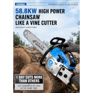 Japanese imported Honda gasoline saw high-power four-stroke pure steam logging saw fuel-saving origi