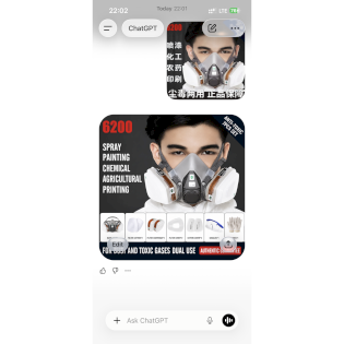 Genuine 6200 gas mask