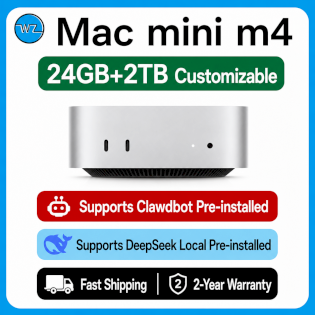 Apple Mac Mini M4 24G+2TB customized machine supports pre-installing openclaw and DeepSeek