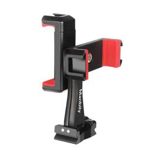 Dual camera mobile phone clip player universal camera tripod gimbal