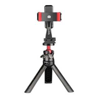 Dual camera mobile phone clip player universal camera tripod gimbal