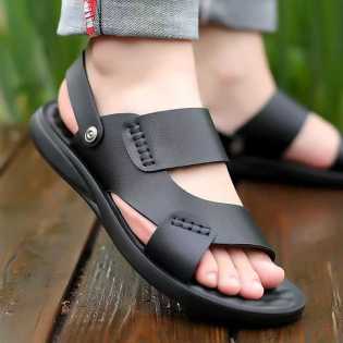 Fashion Men’s Lightweight Open-Toe Slip-On Comfort Sandals