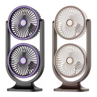 USB Rechargeable Quiet Cooling Fan Portable Desk Fan