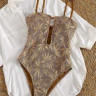 Summer Suspender One-piece Swimsuit