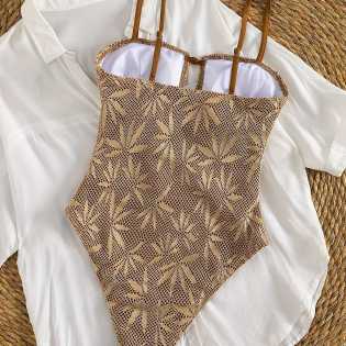 Summer Suspender One-piece Swimsuit