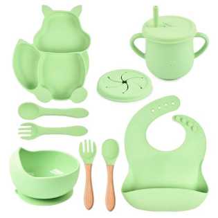 Hi Peggy kitty children's baby cartoon silicone tableware