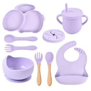 Hi Peggy rabbit children's baby cartoon silicone tableware