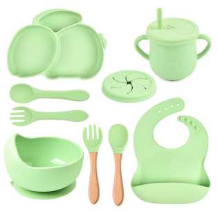 Hi Peggy rabbit children's baby cartoon silicone tableware