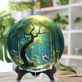 Artistic Crystal Table Ornament