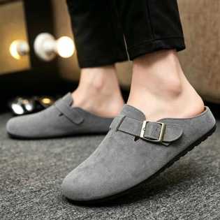 Men’s Casual Suede Clog Shoes