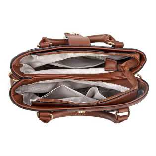 Women’s Woven Tote Handbag 3-Piece Set