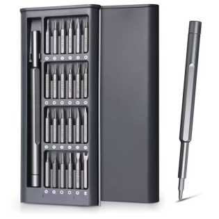 Precision Set 24 in 1 Phillips Torx Hexagonal Flat Head Magnetic Screwdriver