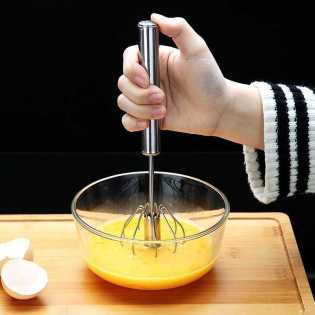 New-Style semiautomatic Stainless Steel Egg Whisk