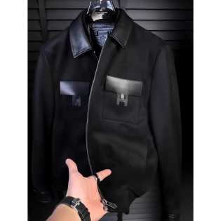 Suede Autumn and Winter Men's New Lapel Jacket Coat