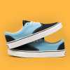 SUPS black and blue matching color board shoes low top unisex new retro campus trendy sports canvas