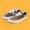 SUPS cashew flower canvas shoes spliced low top casual retro checkerboard small Daisy plus-size snea