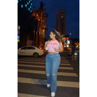 Chubby Babe plus size modified super elastic buttock lifting jeans