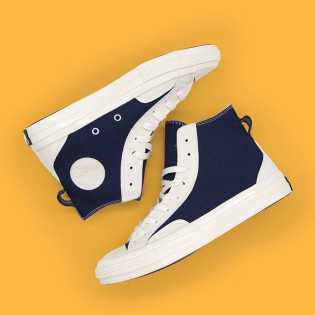 SUPS High top wide sole unisex casual fashion board shoes large size