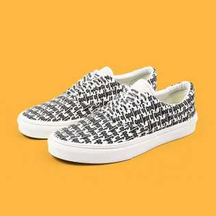 SUPS unisex letters full print low-top canvas casual all-fit board shoes trend student plus size