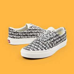 SUPS unisex letters full print low-top canvas casual all-fit board shoes trend student plus size