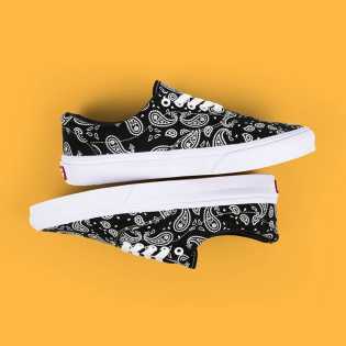 SUPS black canvas shoes cashew flower print low top unisex Simple fashion brand all-in-one casual sh