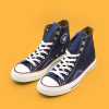 New canvas unisex navy matching color high top casual board shoes