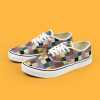 SUPS new retro plaid canvas shoes for women couple woven ins color plaid men's skate shoes