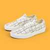 SUPS white small fragrant sail cloth shoes woven low top unisex tweed casual board shoes match every